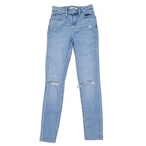 Levi's 721 High Rise Skinny Ripped Jeans Size: W25 x L32